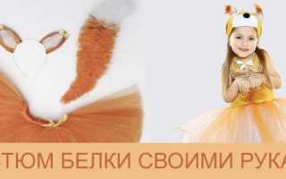 Как сшить костюм белочки на новый год в садик или школу для девочки