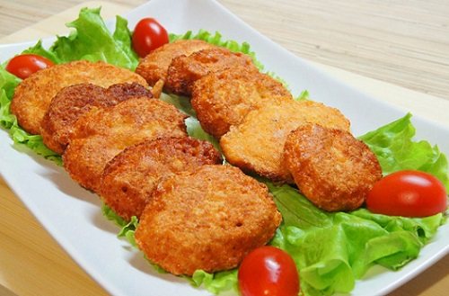 Котлеты из икры карпа