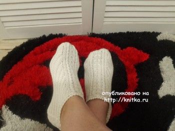 Следки спицами для начинающих, мастер-класс