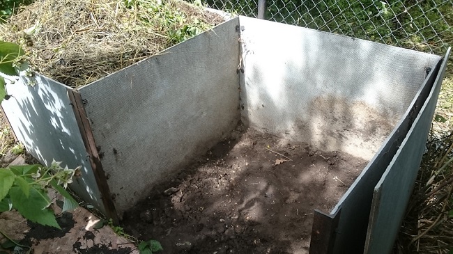 урна для компоста из прямого шифера