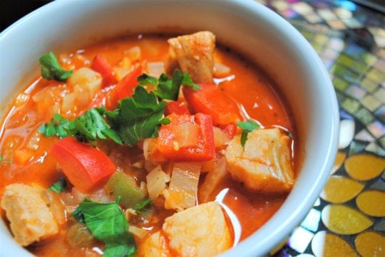 Тушеная рыба