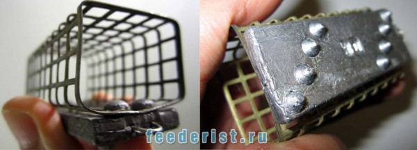 Для ловли на течении лучше использовать кормушки с прямоугольным или треугольным сечением с грунтозацепами Ормушки для течения