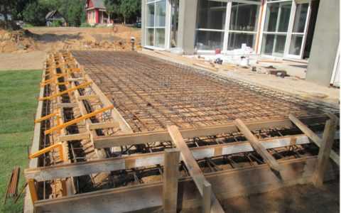 бетонное крыльцо