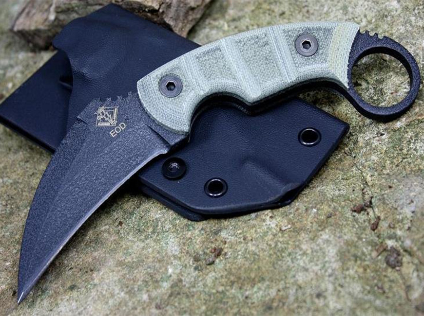 Американский тактический нож Керамбит Ontario Ranger Kerambit EOD
