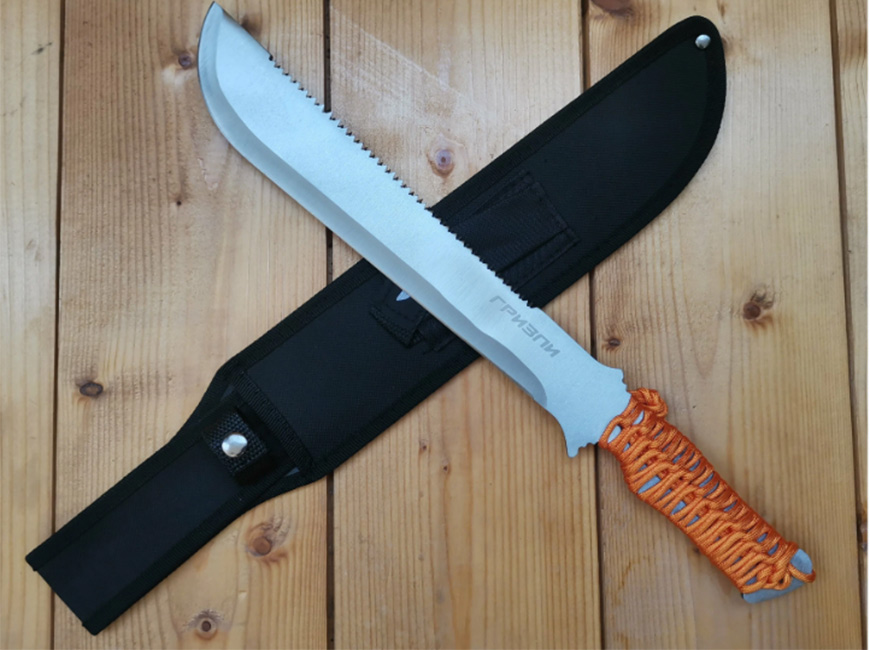 Лучшее мачете для выживания Рубака Гризли T-115 SS