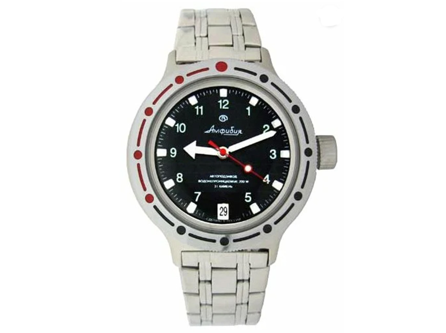 Водонепроницаемые противоударные часы Восток Амфибия 420269