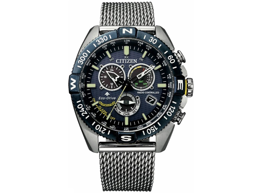 Японские тактические часы с хронографом Citizen CB5848-57L
