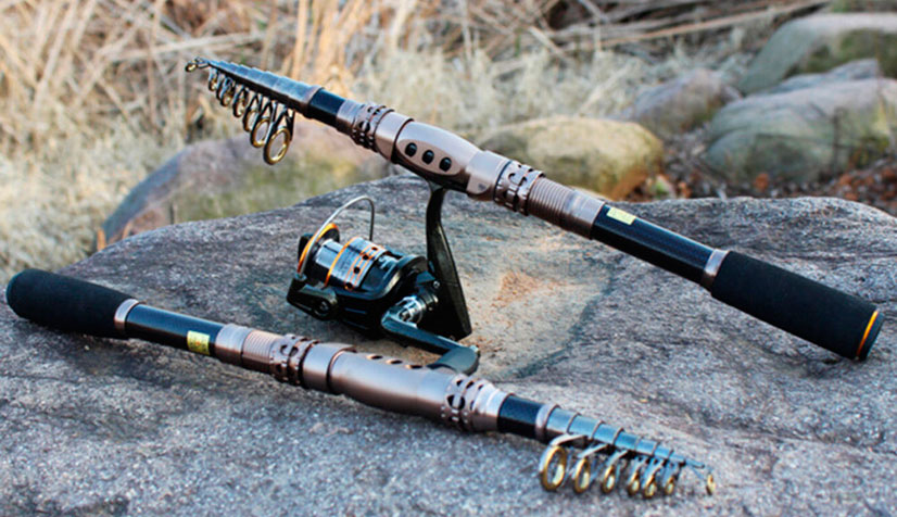Телескопическое спиннинговое удилище