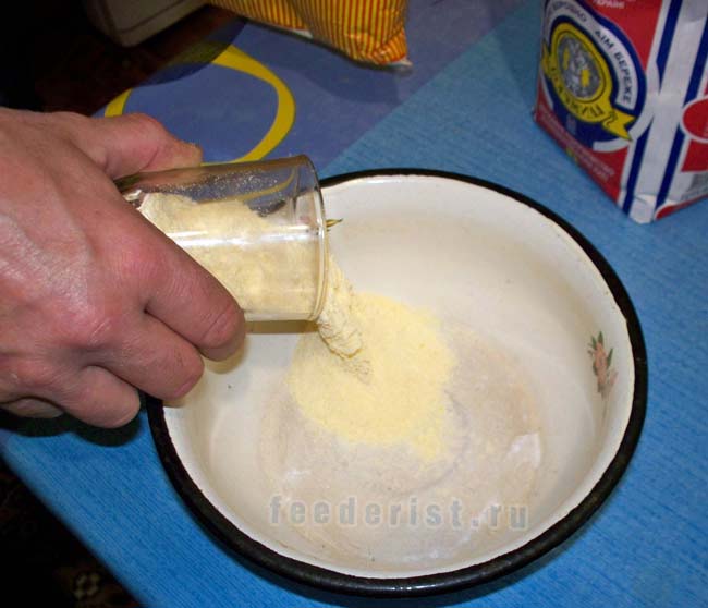 Мамалыга для рыбалки: простой рецепт приманки