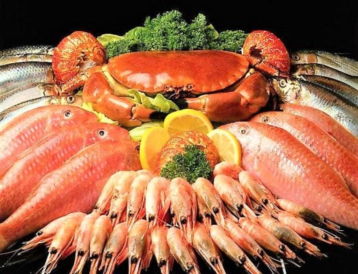 Морепродукты и рыба
