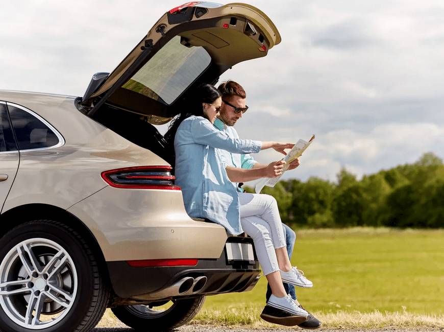 На машине до Озернинского водохранилища на рыбалку