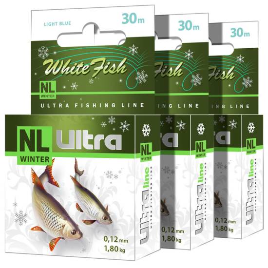 Зимняя леска AQUA NL ULTRA WHITE FISH Зимняя леска AQUA NL ULTRA WHITE FISH