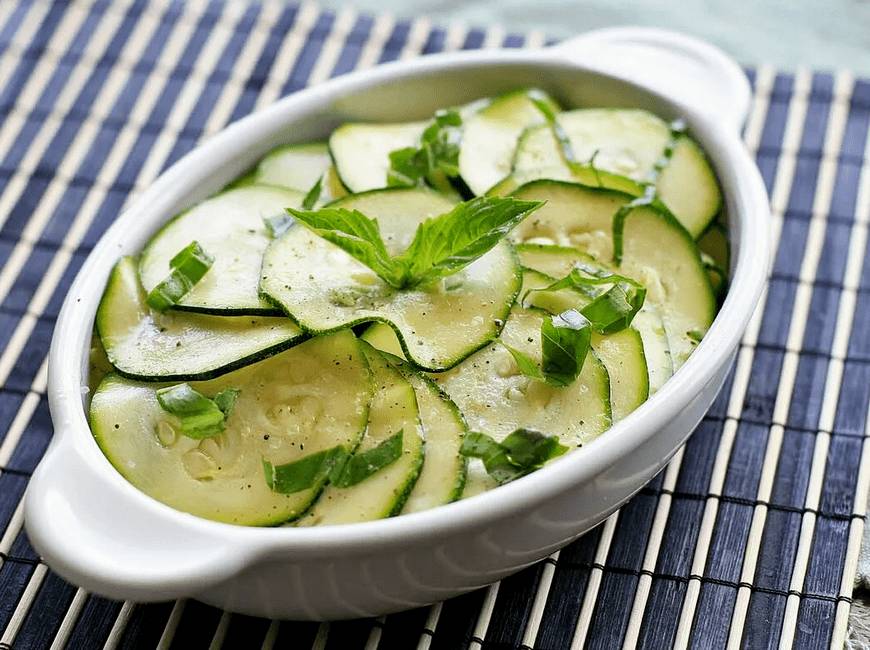 Быстрые маринованные кабачки на зиму