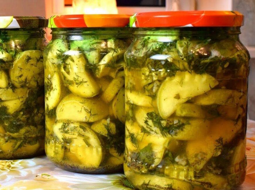 Кабачки как грибы на зиму