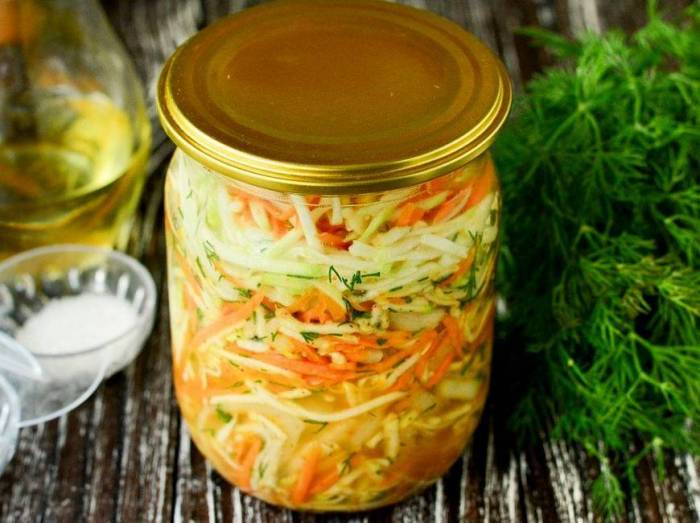 заготовка Кабачки по-корейски