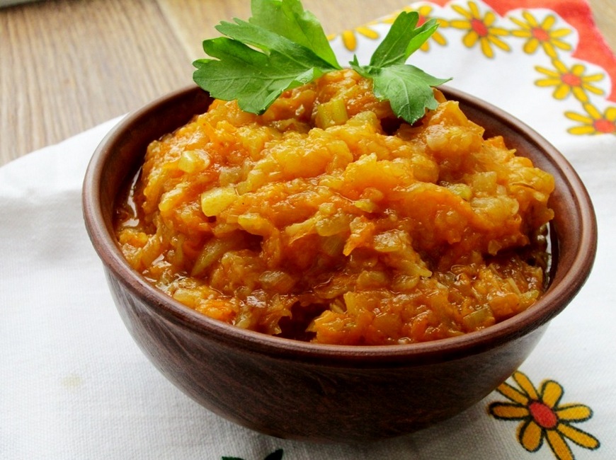 Простая кабачковая икра в мультиварке на зиму