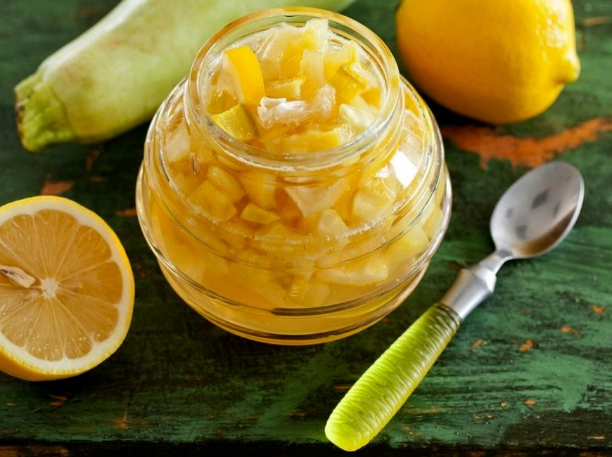 Кабачковое варенье с лимоном на зиму