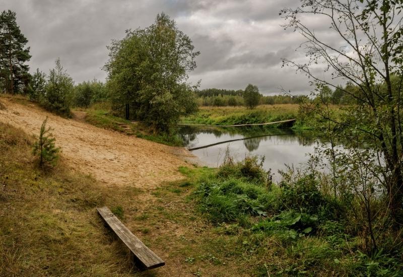 Рыбацкая река Молокча Московская область