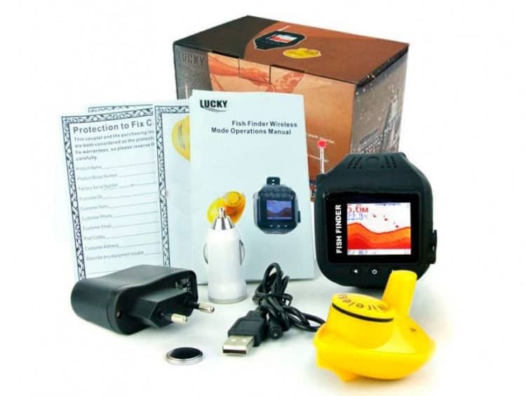 Эхолот для рыбалки с берега беспроводной LUCKY FF518
