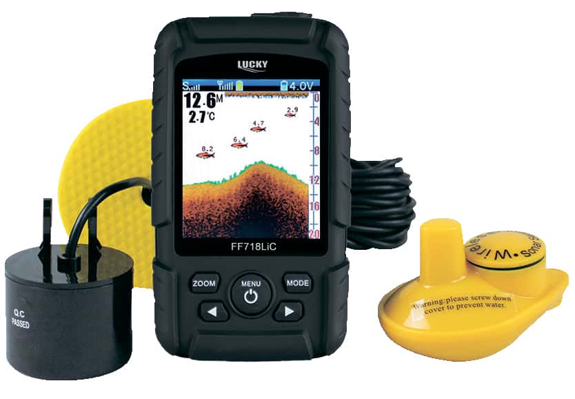 Эхолот для рыбалки с берега беспроводной Lucky FF718Li