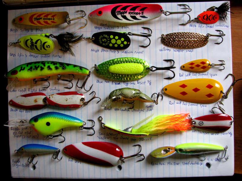 Блесны на окуня - различные виды