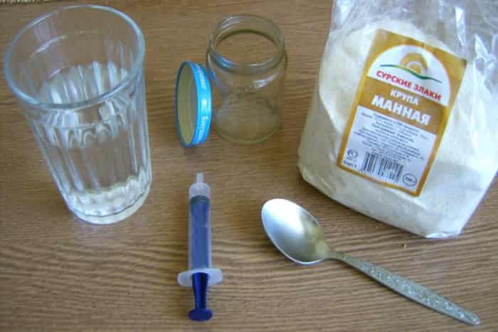 Болтушка из манки для рыбалки на карася