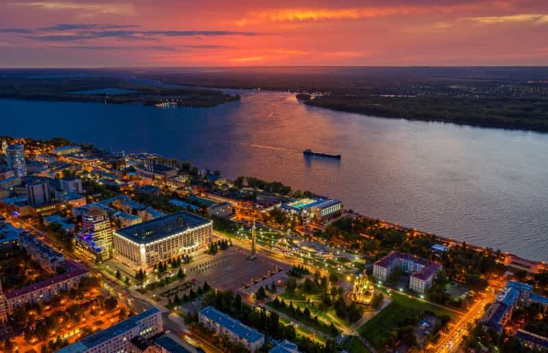 Уровень воды в Самаре на Волге СНТ Бугорок