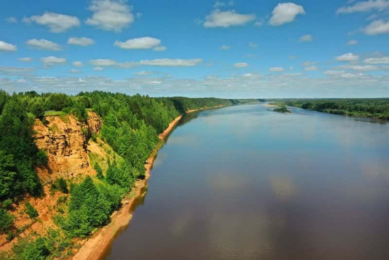 Уровень воды в Вятке на сегодня