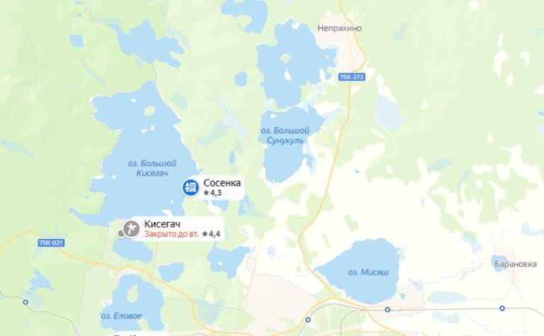 Карта озер Челябинской области, глубина, рыбалка, отдых, дороги