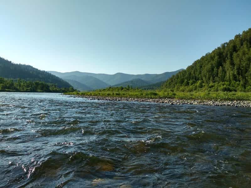 Уровень воды в Томи на сегодня