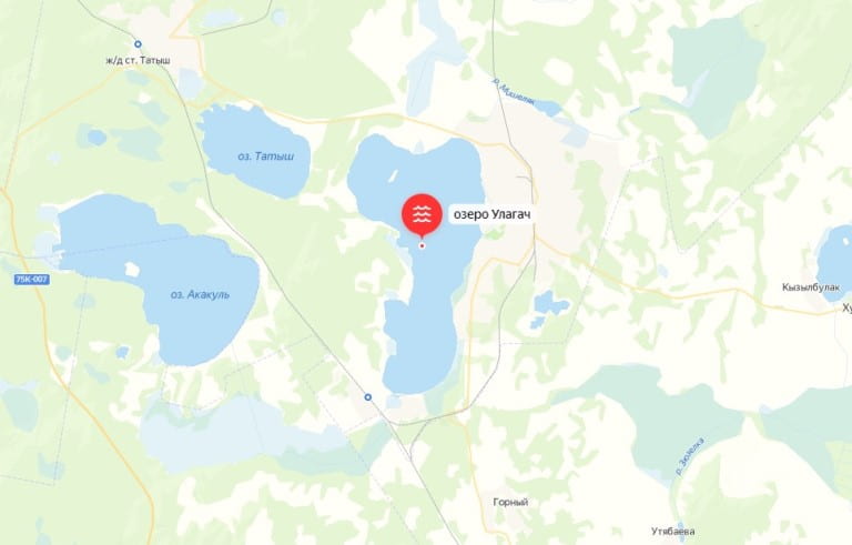 Карта озер Челябинской области, глубина, рыбалка, отдых, дороги