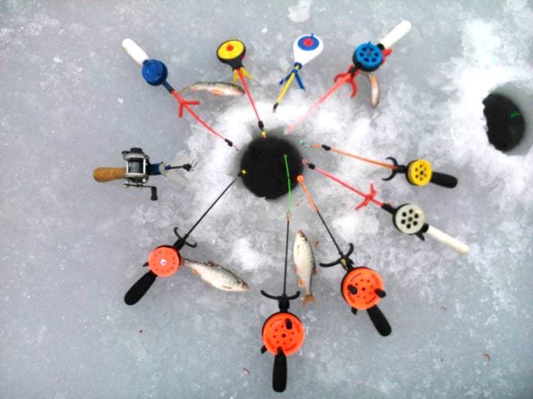 Ловля зимой со льда леща, судака, карася, окуня, рыбалка