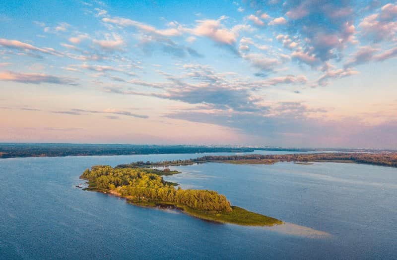 Уровень воды в Самаре на Волге СНТ Бугорок