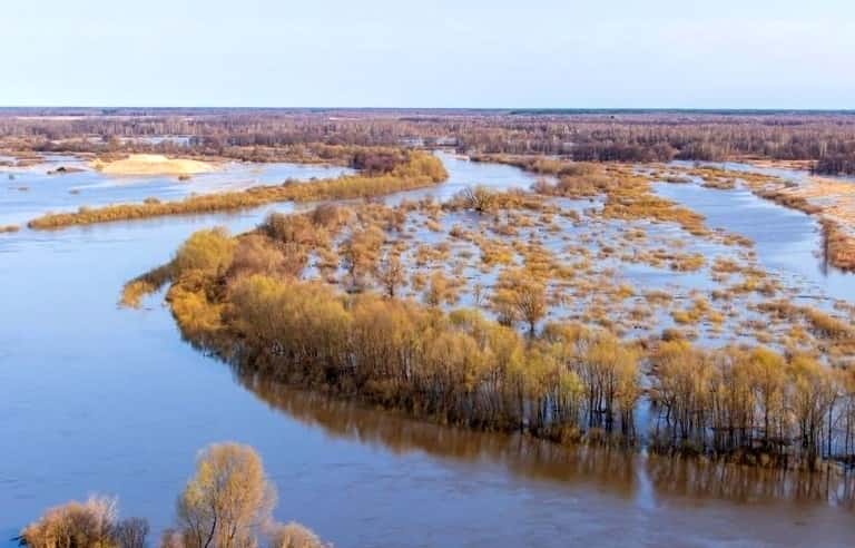 Реки с весенним половодьем в России, какие относятся, список