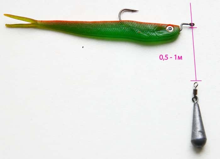 Монтаж донки на судака с берега. Оснастка спиннинга на судака