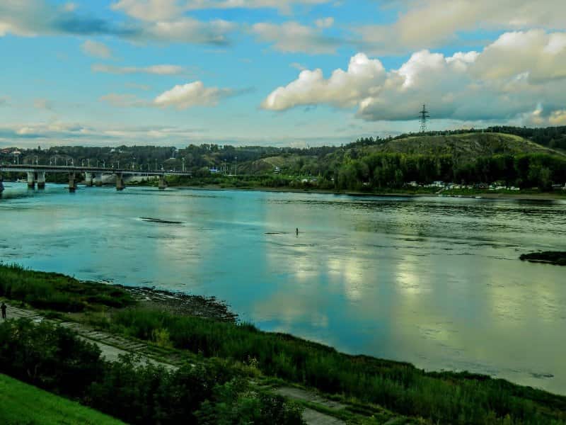 Уровень воды в Томи на сегодня