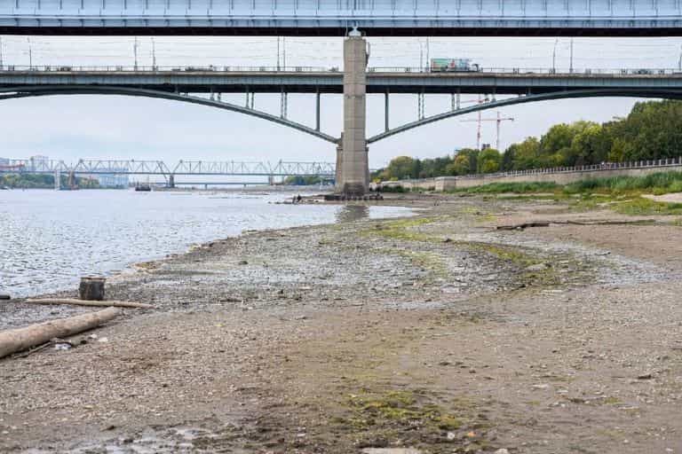 Уровень воды на Оби в Новосибирске сегодня и в районах