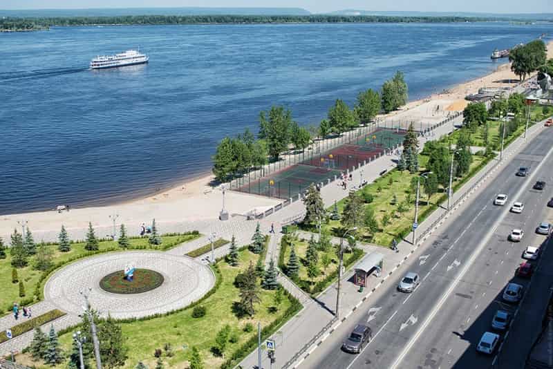 Уровень воды в Самаре на Волге СНТ Бугорок