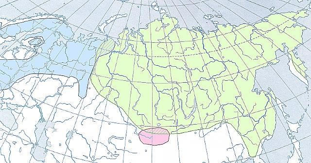 Ареал обитания хариуса