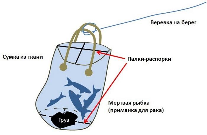Ловля рака на снасть