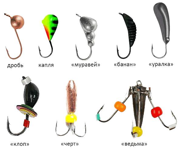 Виды мормышек