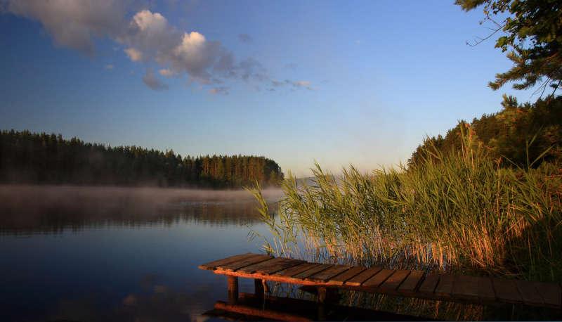 Ноябрь, озеро