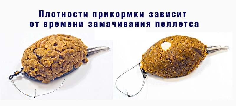 Набивка кормушки пеллетсом