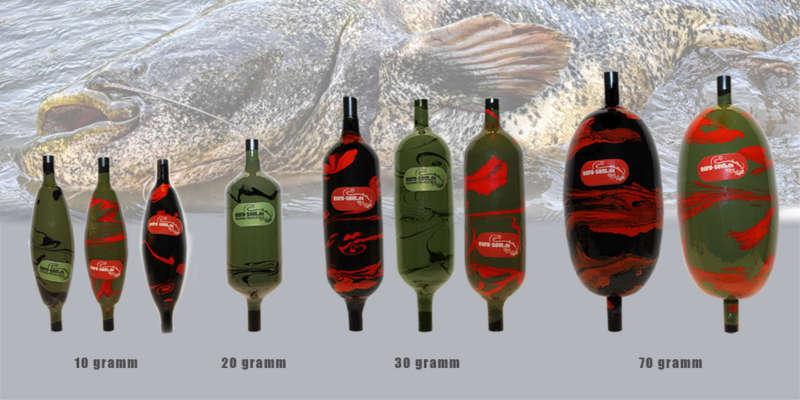 Виды подводных поплавков для ловли сома на спиннинг