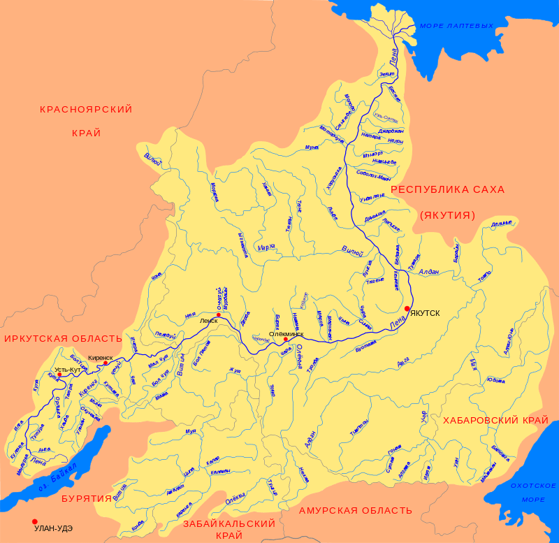 Реки якутии Республики Саха карта рыболова