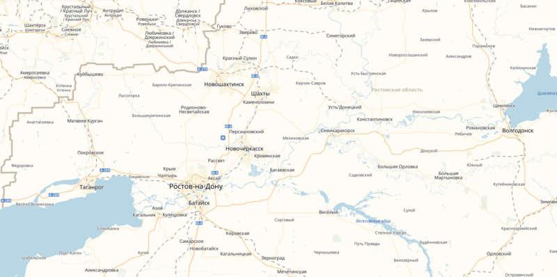 Ловля в Ростове-на-Дону карта