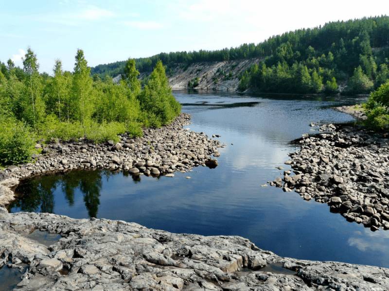 Рыбалка в Карелии река Суна