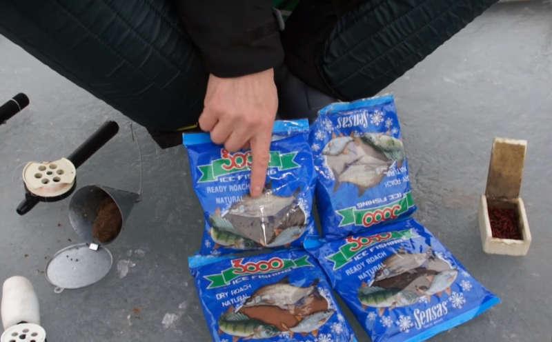 Зимняя прикормка на окуня Sensas 3000